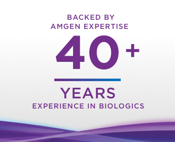 AMGEN Biologics – over 40 years of experience