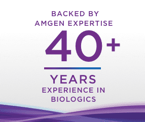 AMGEN Biologics – over 40 years of experience