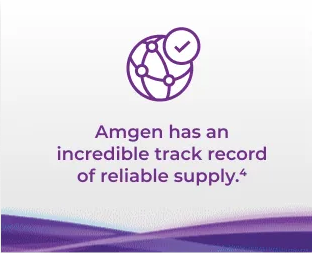 AMGEN has achieved zero supply shortages in the last decade