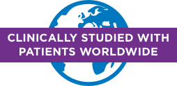Clinically studied with patients worldwide