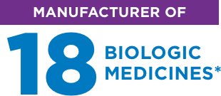 Manufacturer of 18 Biologic Medicines